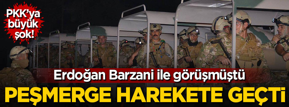 Peşmergeler Sincar'a konuşlandı