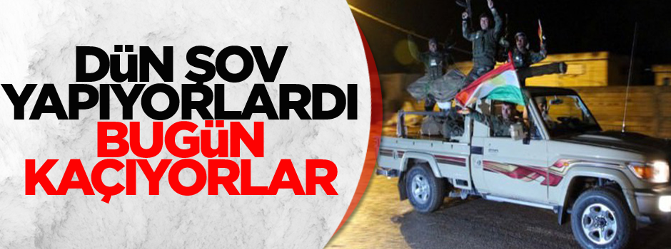 Peşmergeler Türkiye'de kaçmaya kalktı!