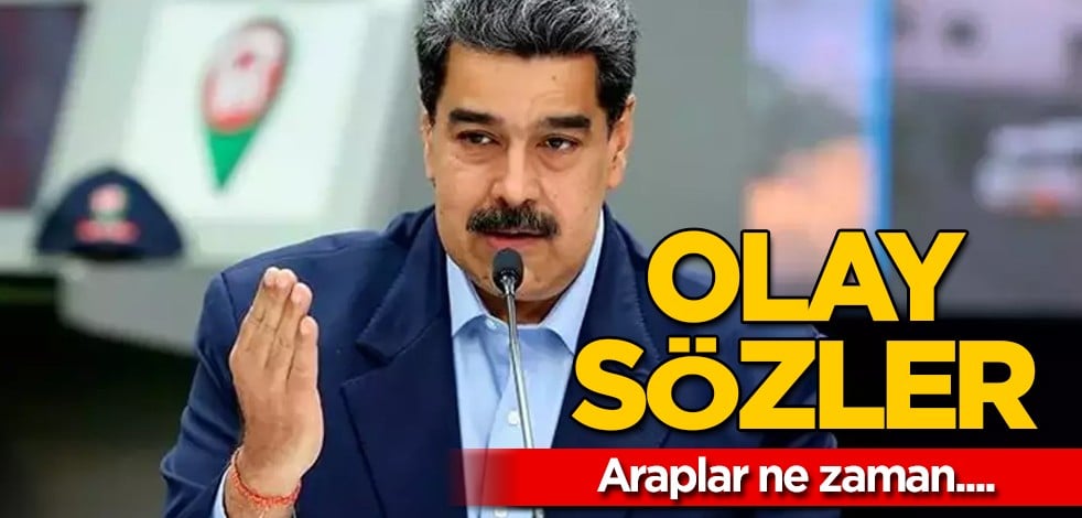 Petrol zengini o bölgeden! Devlet Başkanı Maduro’dan: Filistin meselesi, ilgili tartışma! Arap halkı ne zaman uyanacak?