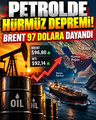 Petrolde Hürmüz depremi! Brent 97 dolara dayandı