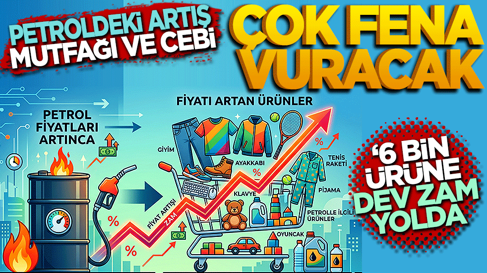 Petroldeki tırmanış mutfağı ve cebi fena vuracak: 6 bin ürüne dev zam yolda!