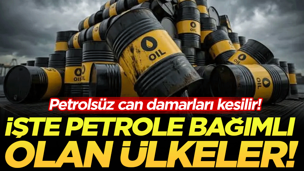 Petrolsüz can damarları kesilir! İşte petrole bağımlı olan ülkeler!