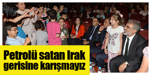 Petrolü satan Irak gerisine karışmayız