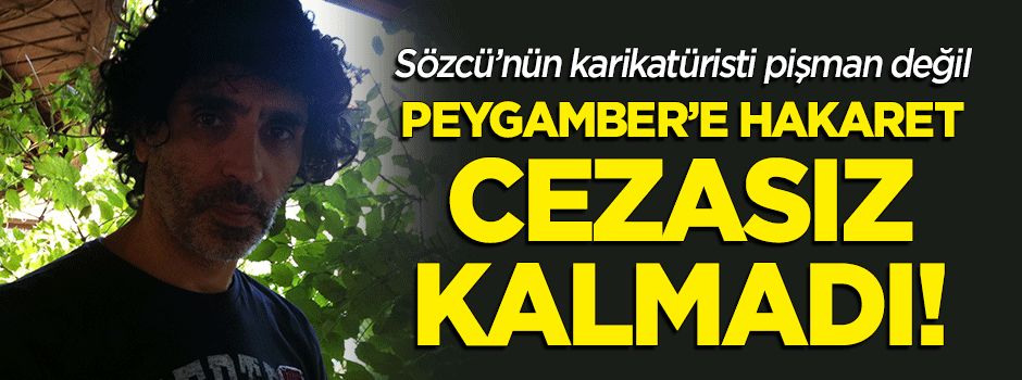 "Peygamber'e hakaret" karikatürü cezasız kalmadı!