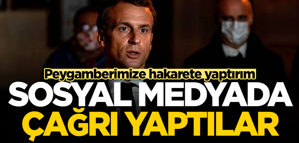 Peygamberimize hakarete yaptırım! Sosyal medyada çağrı yaptılar