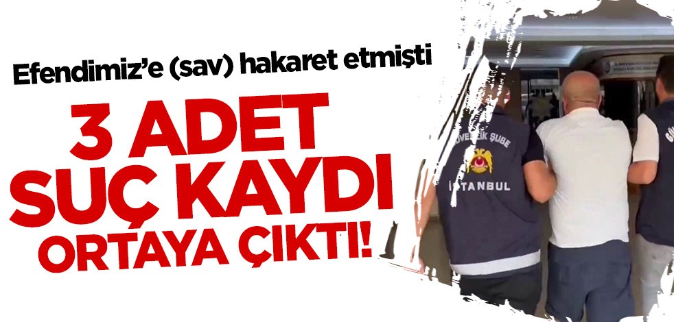 Peygamberimize (sav) hakaret eden Kadiroğlu'nun 3 adet suç kaydı çıktı!
