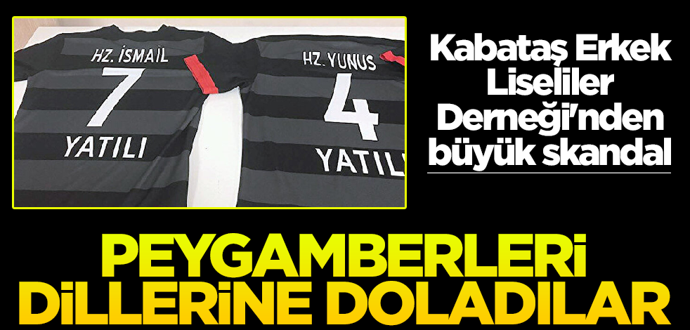 Peygamberleri dillerine doladılar!! Kabataş Erkek Liseliler Derneği'nden büyük skandal