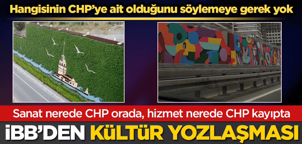 Peyzajı kaldıran İBB'den kültür yozlaşması!