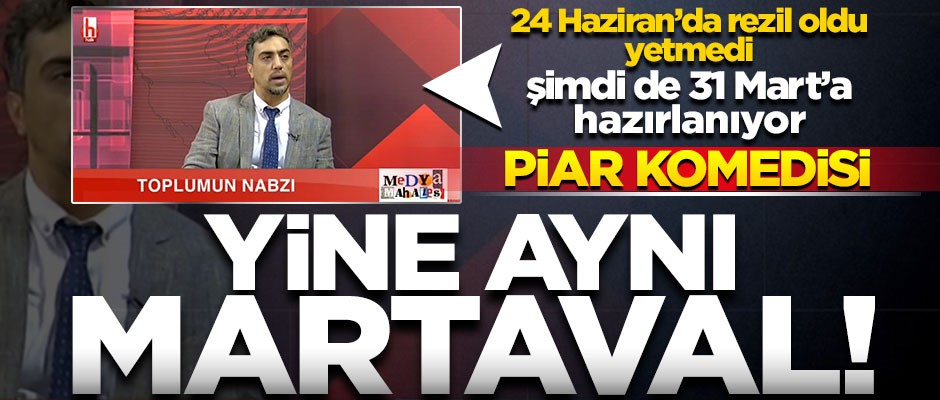 PİAR Araştırma Şirketi'nden yine aynı martaval!