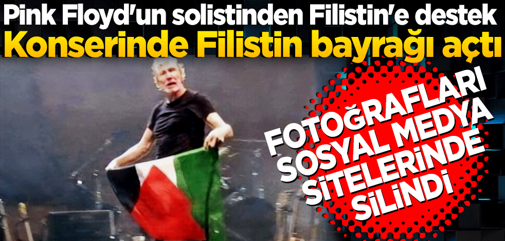 Pink Floyd'un solistinden Filistin'e destek