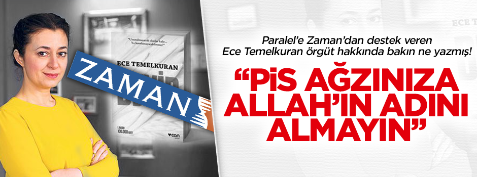 'Pis ağzınıza Allah'ın adını almayın'