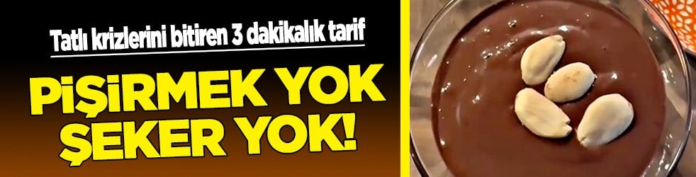  Pişirmek yok, şeker yok! Fit tatlı: Krizlerini bitiren 3 dakikalık puding! En iyisi diye ünlü modeller yapıyor
