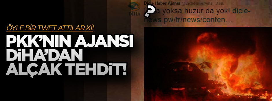PKK ajansından skandal tweet