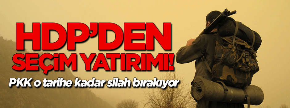 PKK ateşkes ilan ediyor