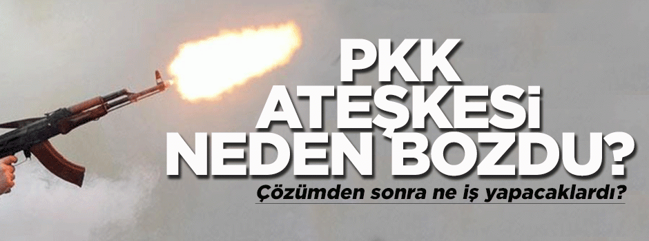 PKK ‘ateşkesi’ neden bozdu?