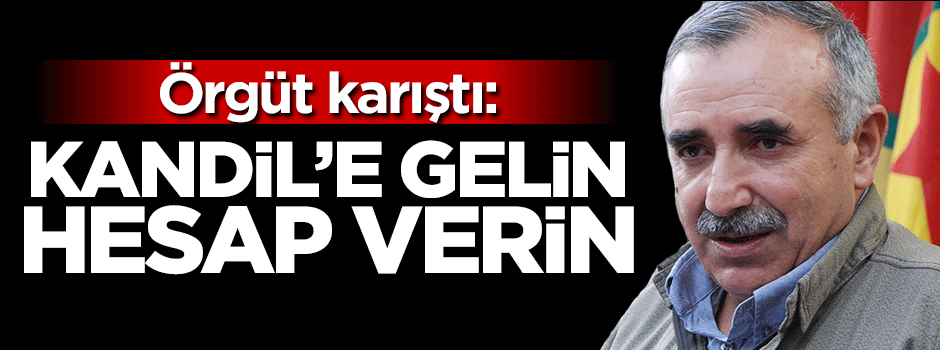 PKK birbirine girdi: Kandil’e gelip hesap verin!