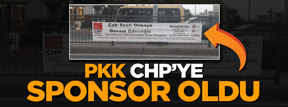PKK, CHP'ye sponsor oldu