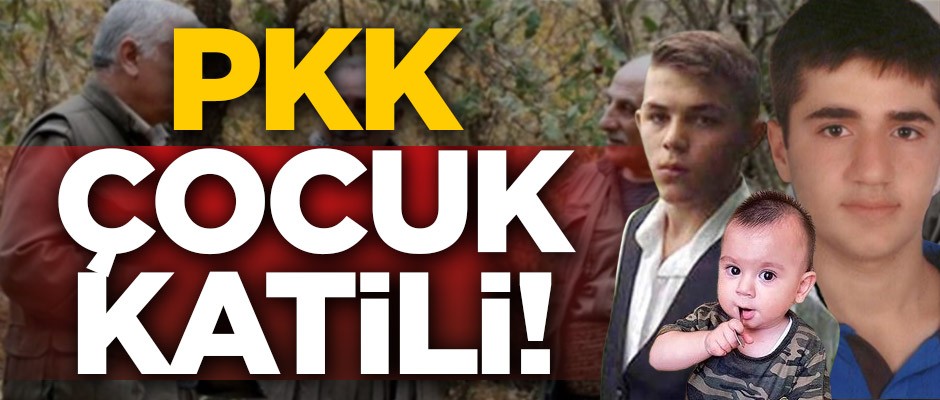 PKK çocuk katili!