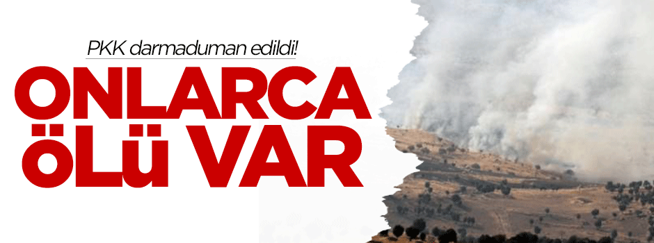 PKK darmaduman! Onlarca ölü var