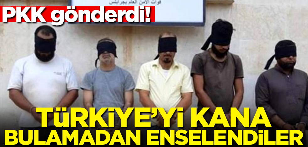PKK gönderdi! Türkiye'yi kana bulamadan enselendiler