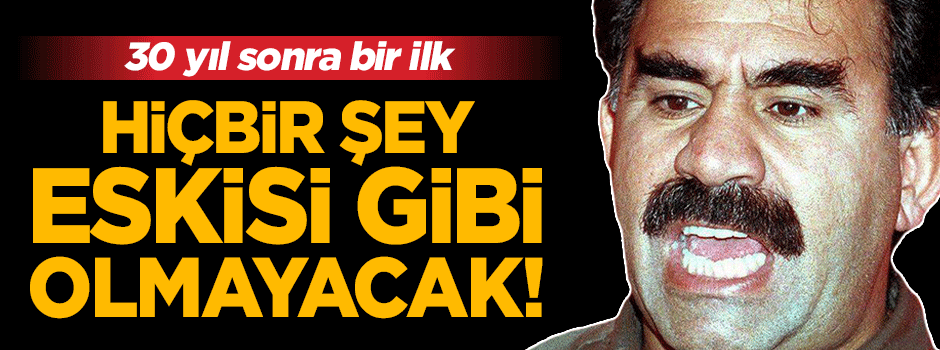 PKK ile mücadelede 30 yıl sonra bir ilk