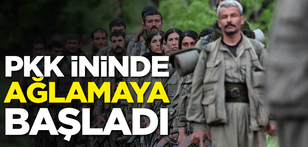 PKK ininde ağlamaya başladı