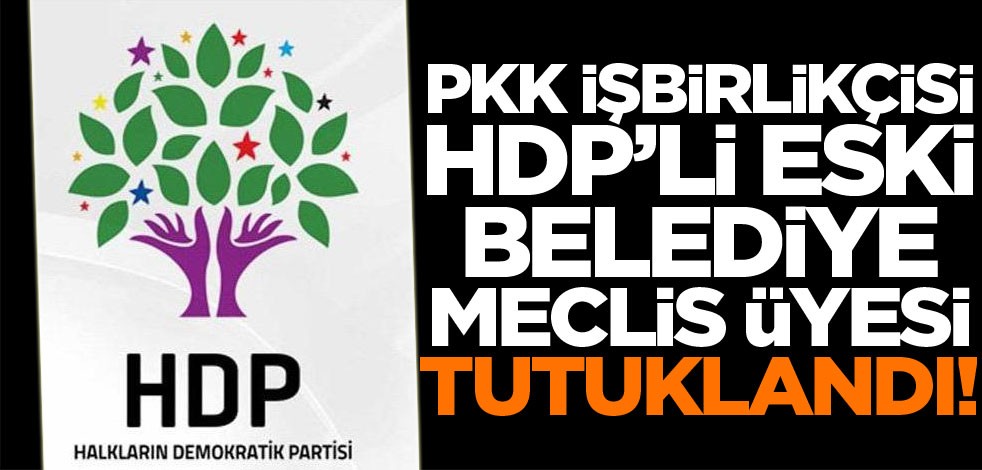 PKK işbirlikçisi HDP’li eski belediye meclis üyesi tutuklandı