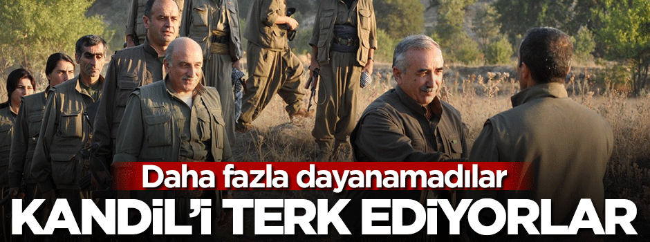 PKK Kandil'i boşaltıyor!