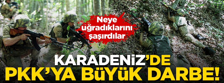 PKK, Karadeniz'de neye uğradığını şaşırdı! 9 ayda büyük darbe