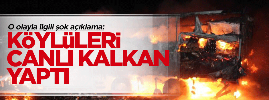 PKK köylüleri canlı kalkan yaptı