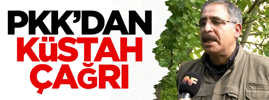 PKK liderinden küstah açıklama!
