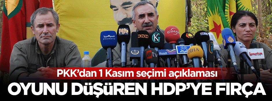 PKK, oylarını düşüren HDP'yi fırçaladı