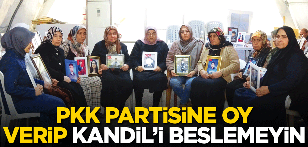 PKK partisine oy verip Kandil’i beslemeyin!