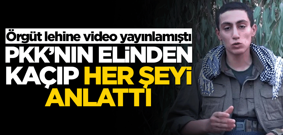 PKK safındayken yayınlanan videosuyla tanınmıştı! İtiraf etti...