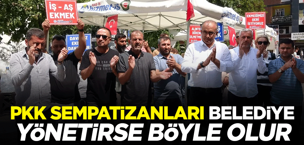 PKK sempatizanları belediye yönetirse böyle olur