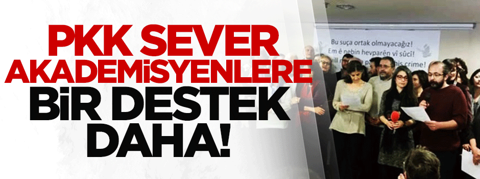 PKK sever akademisyenlere bir destek daha!