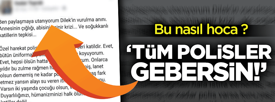 PKK sever üniversite hocası: Polislerin hepsi gebersin!