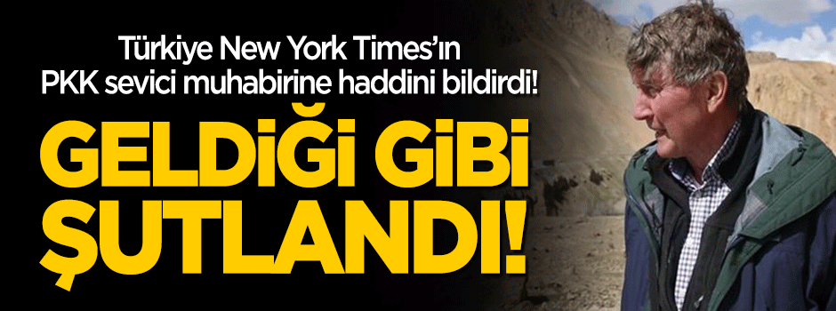 PKK sevici New York Times muhabiri geldiği gibi şutlandı!