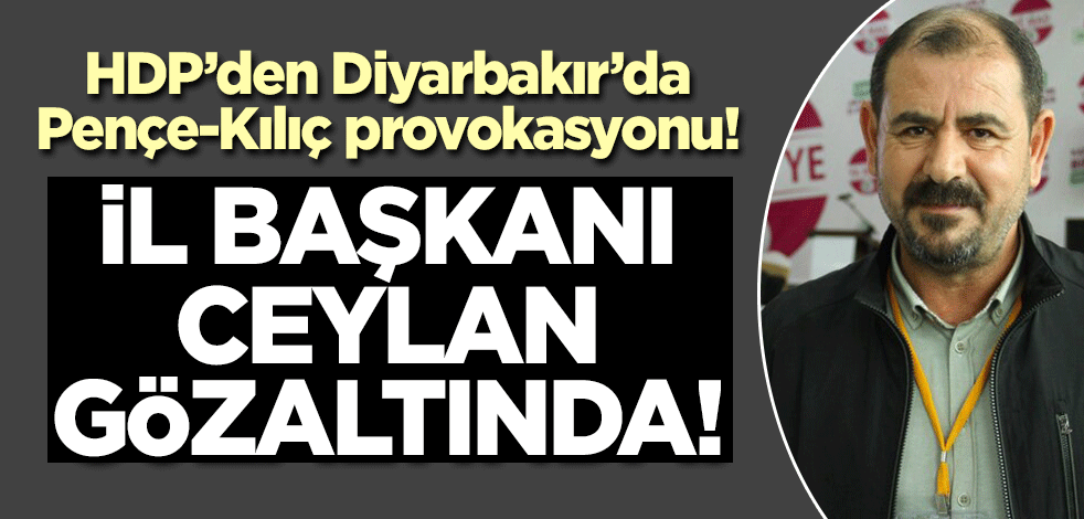 PKK seviciler Diyarbakır'da buluştu! Hava harekatı provokasyonun da HDP Diyarbakır İl Başkanı gözaltına alındı!
