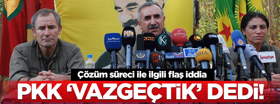 'PKK, silahsızlanma kongresinden vazgeçti' iddiası