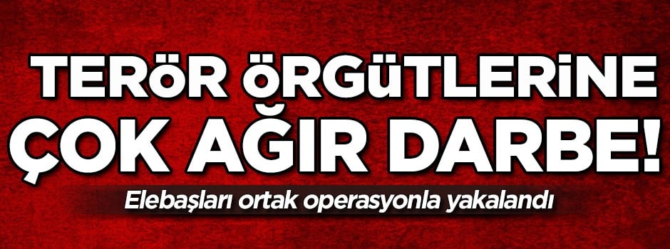 PKK ve DHKP/C'ye ağır darbe! Ortak operasyonla yakalandılar