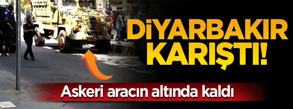 PKK yandaşları askerleri taşladı!