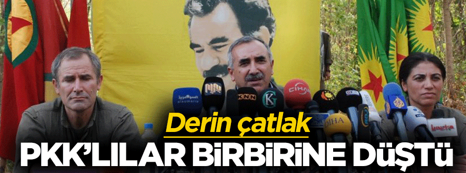 PKK yöneticileri birbirine düştü
