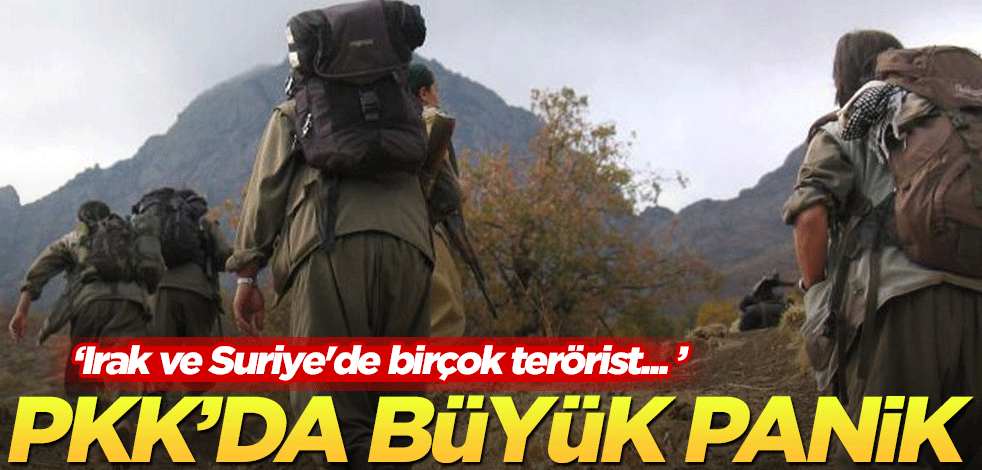 PKK'da büyük panik!