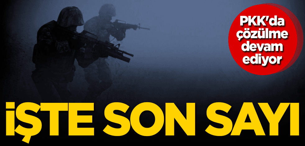 PKK'da çözülme devam ediyor! İşte son sayı