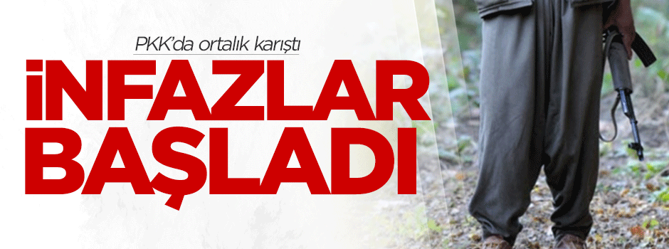 PKK'da ortalık karıştı, infazlar başladı!