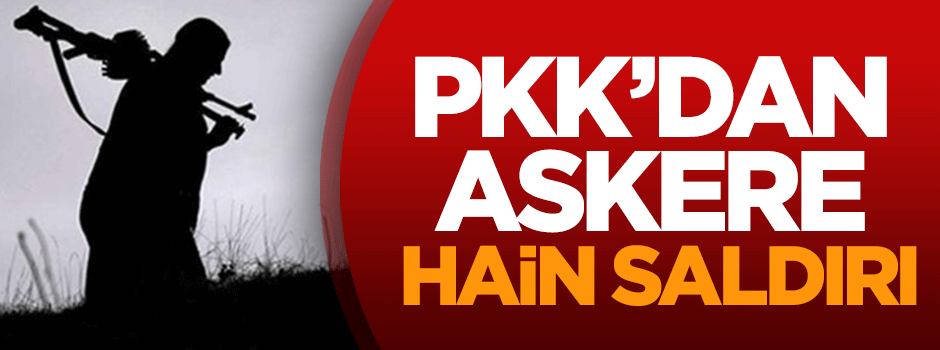PKK'dan askere hain saldırı