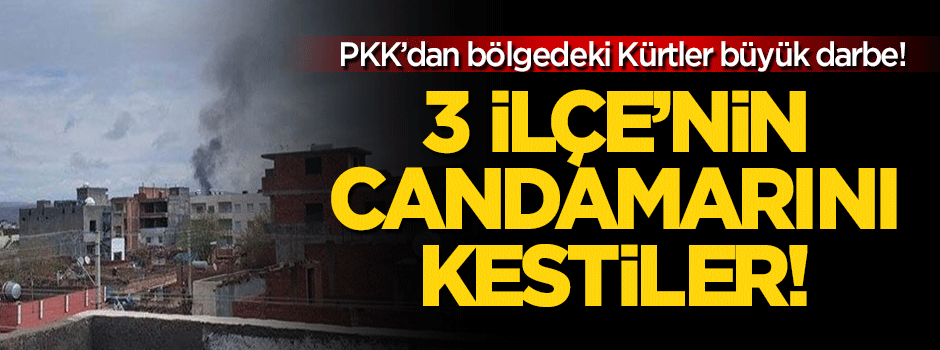 PKK'dan içme suyu boru hattına saldırı!