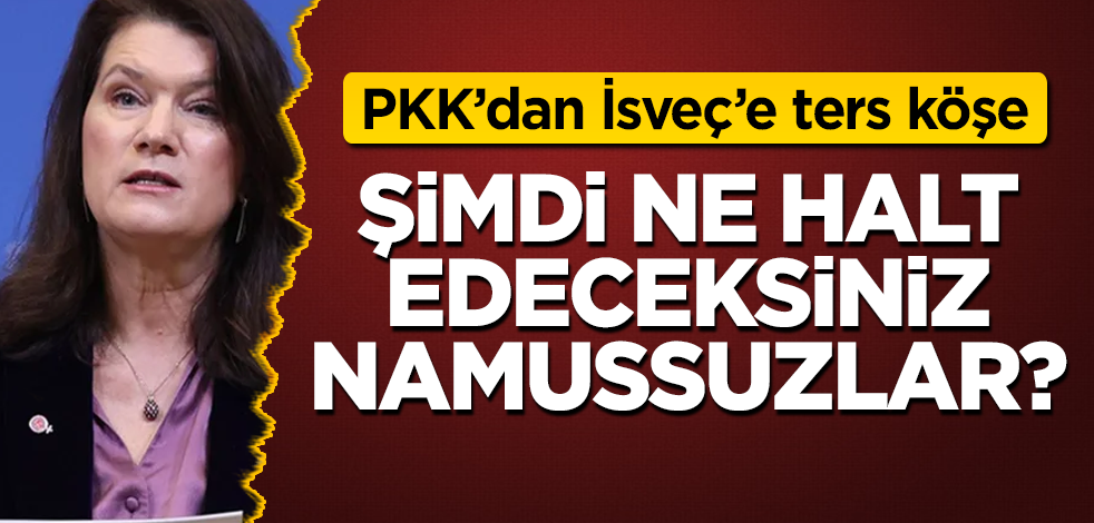 PKK'dan İsveç'e ters köşe! Şimdi ne halt edeceksiniz namussuzlar?