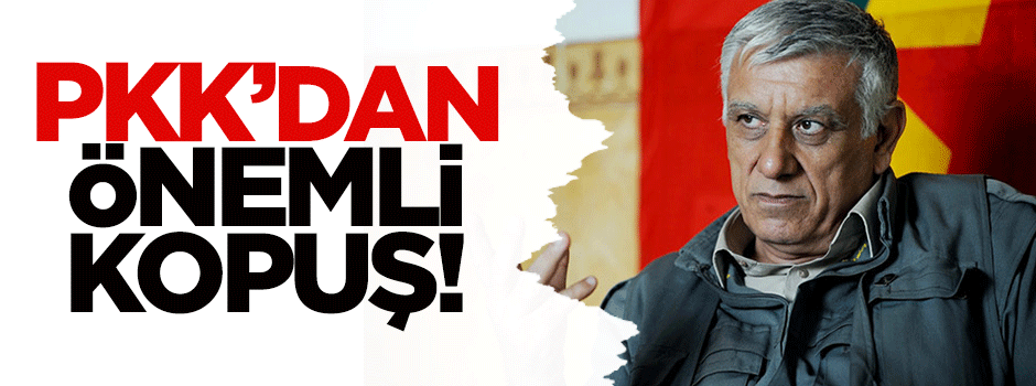 PKK‘dan önemli kopuş